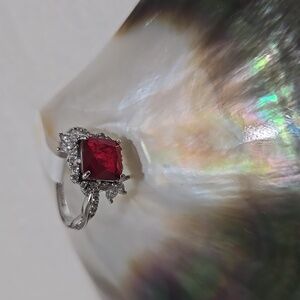 Ruby Ring Size 7, NWT